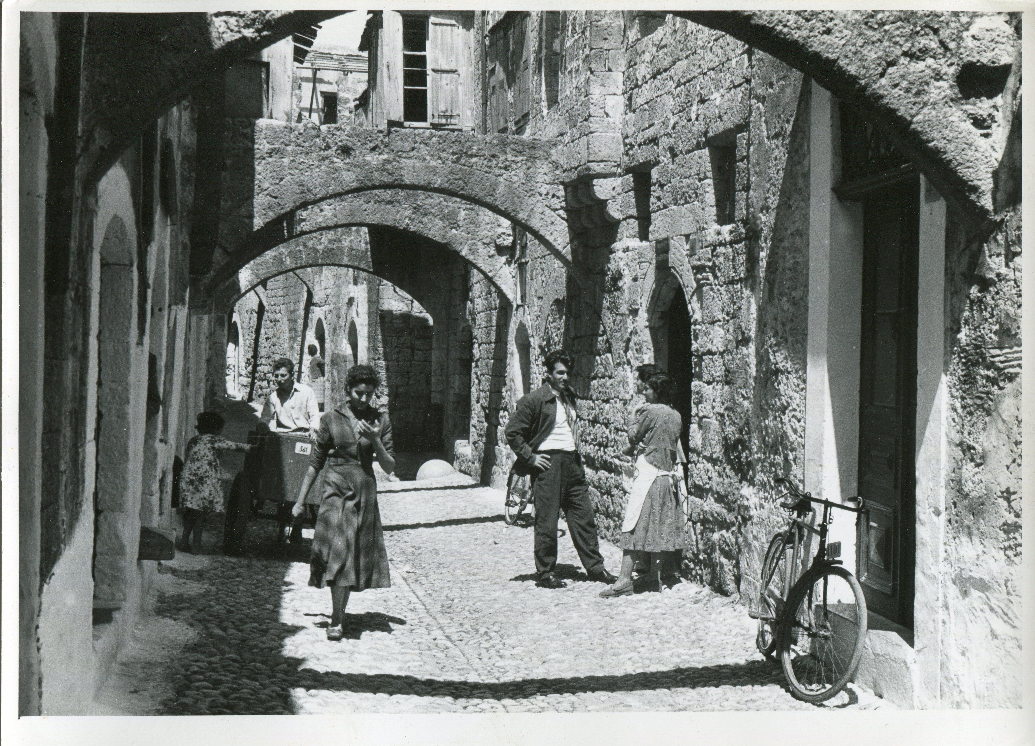 Erich Andres Black and White Photograph - Rhodos, Greece 1955