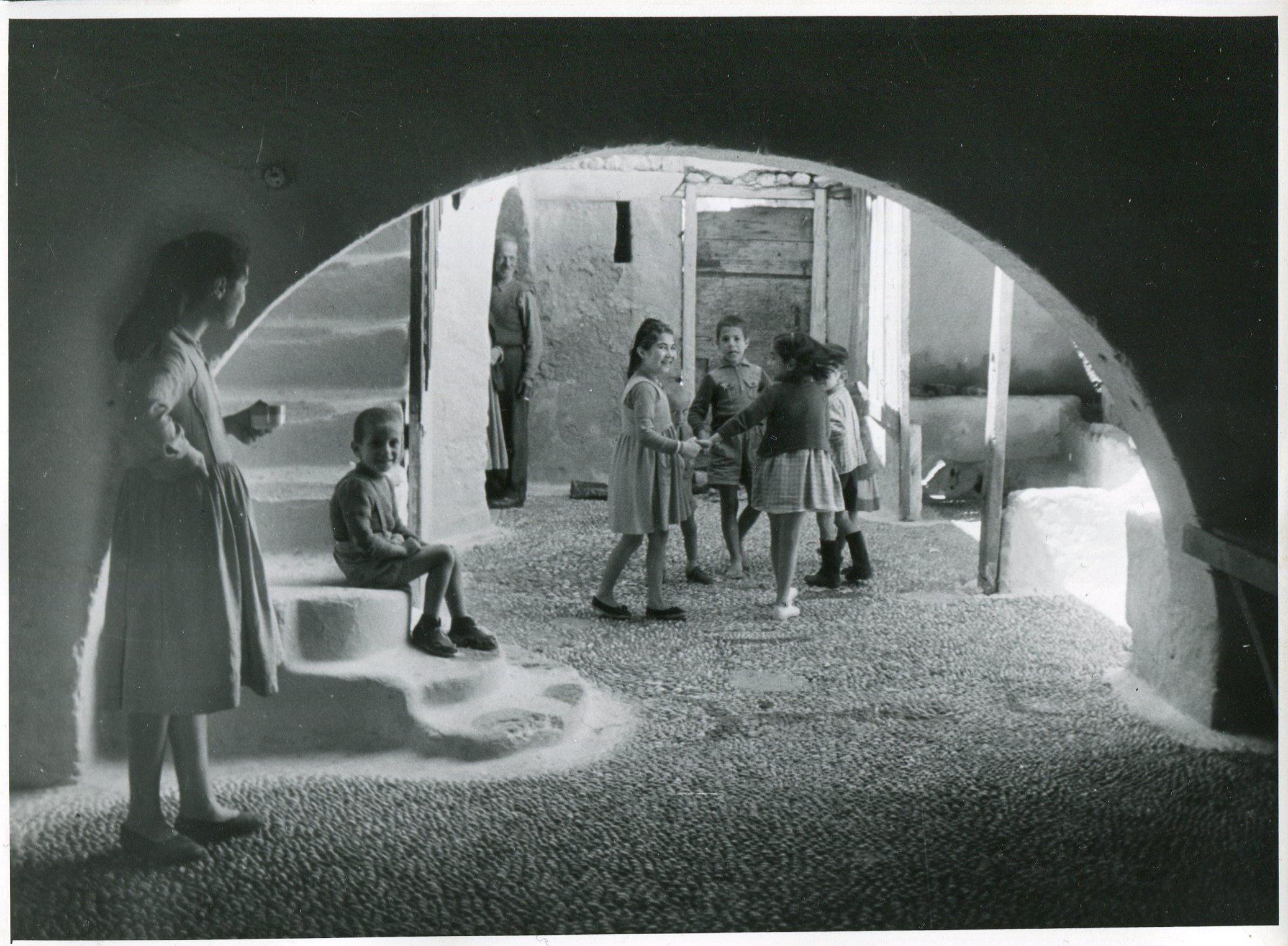 Erich Andres Black and White Photograph - Rhodos, Greece, Children dancing