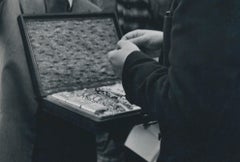 Rome, Men, Street Photography, Black and White, Italy, 1950s, 23, 4 x 17, 1 cm