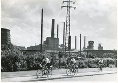 Vintage Ruhr area, Essen, Germany 1952