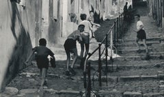 Stairs, Street Photography, Black and White, France 1950s, 17, 9 x 13 cm