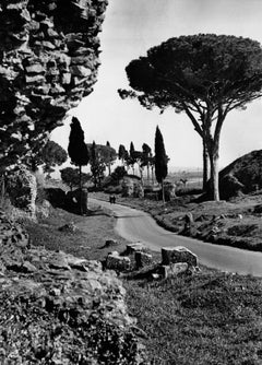 Der antike Charme der Via Appia Antica in den 1950er Jahren