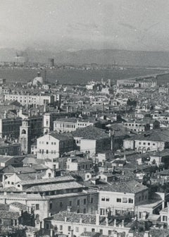 Venecia-Ciudad, Fotografía de calle, Blanco y negro, Italia años 50, 13 x 17, 7 cm