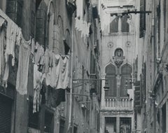 Venecia, Fotografía de calle, Blanco y negro, Italia años 50 17, 9 x 13 cm