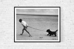 Erich Auerbach 'Walking the Dog' Archival Photograph by Getty 30x40