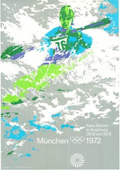 Original Munich Olympic Games / Kanu Slalom / White Water Canoeing
