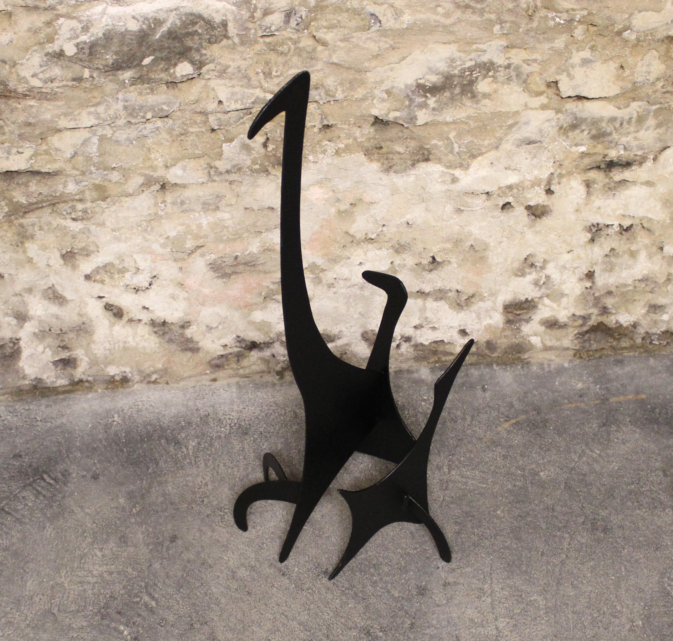Erich Bolinger contemporary steel sculpture.