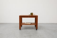 Erich Buch zugeschriebener Teakholz-Rollwagen mit Schubladen von Dyrlund, Dänisch 1970er