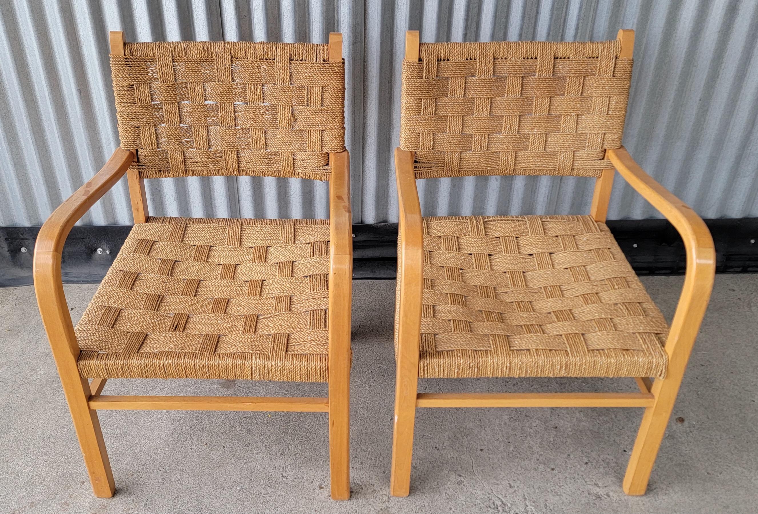 German Erich Dieckmann Attrib. Bauhaus Lounge Chairs