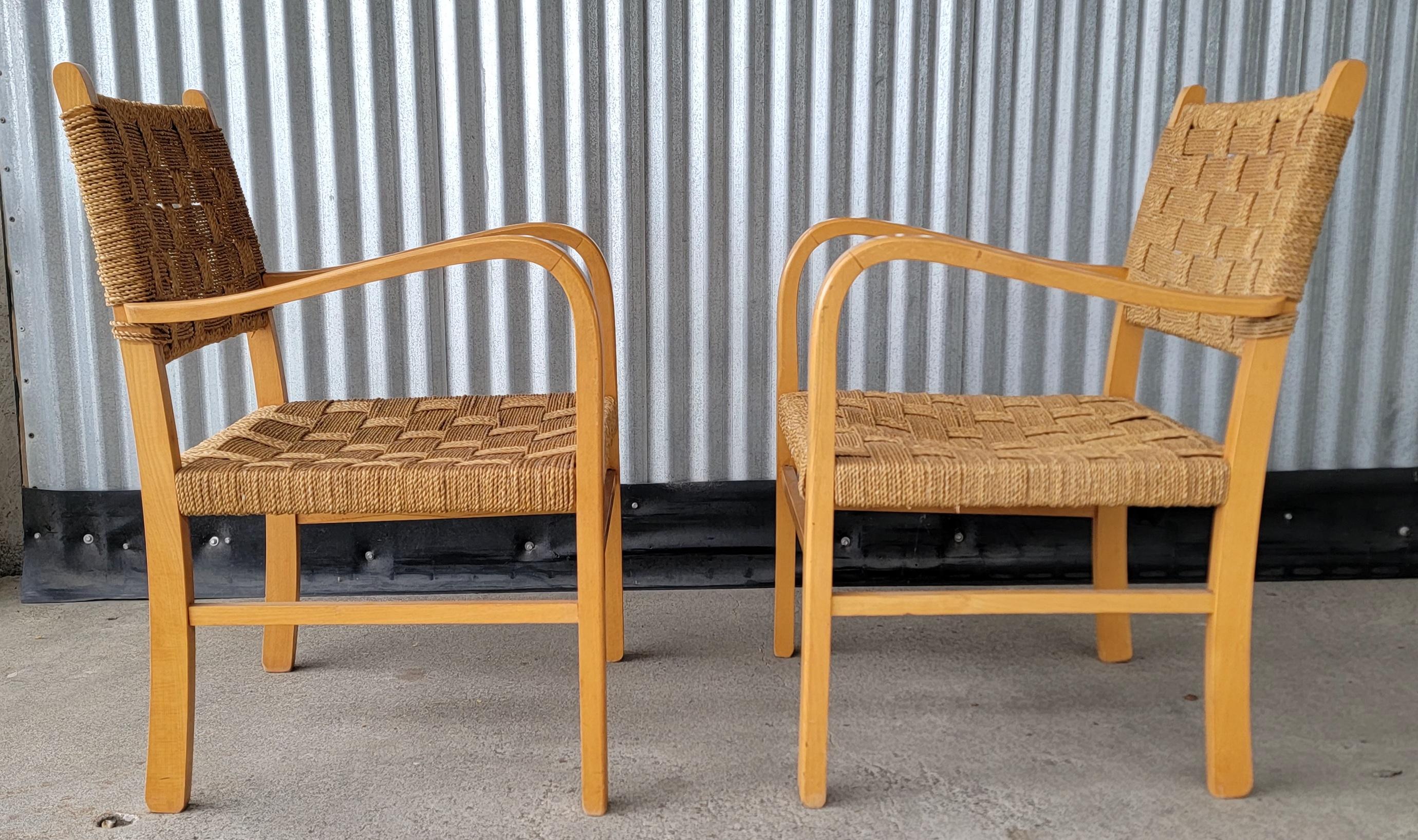 20th Century Erich Dieckmann Attrib. Bauhaus Lounge Chairs