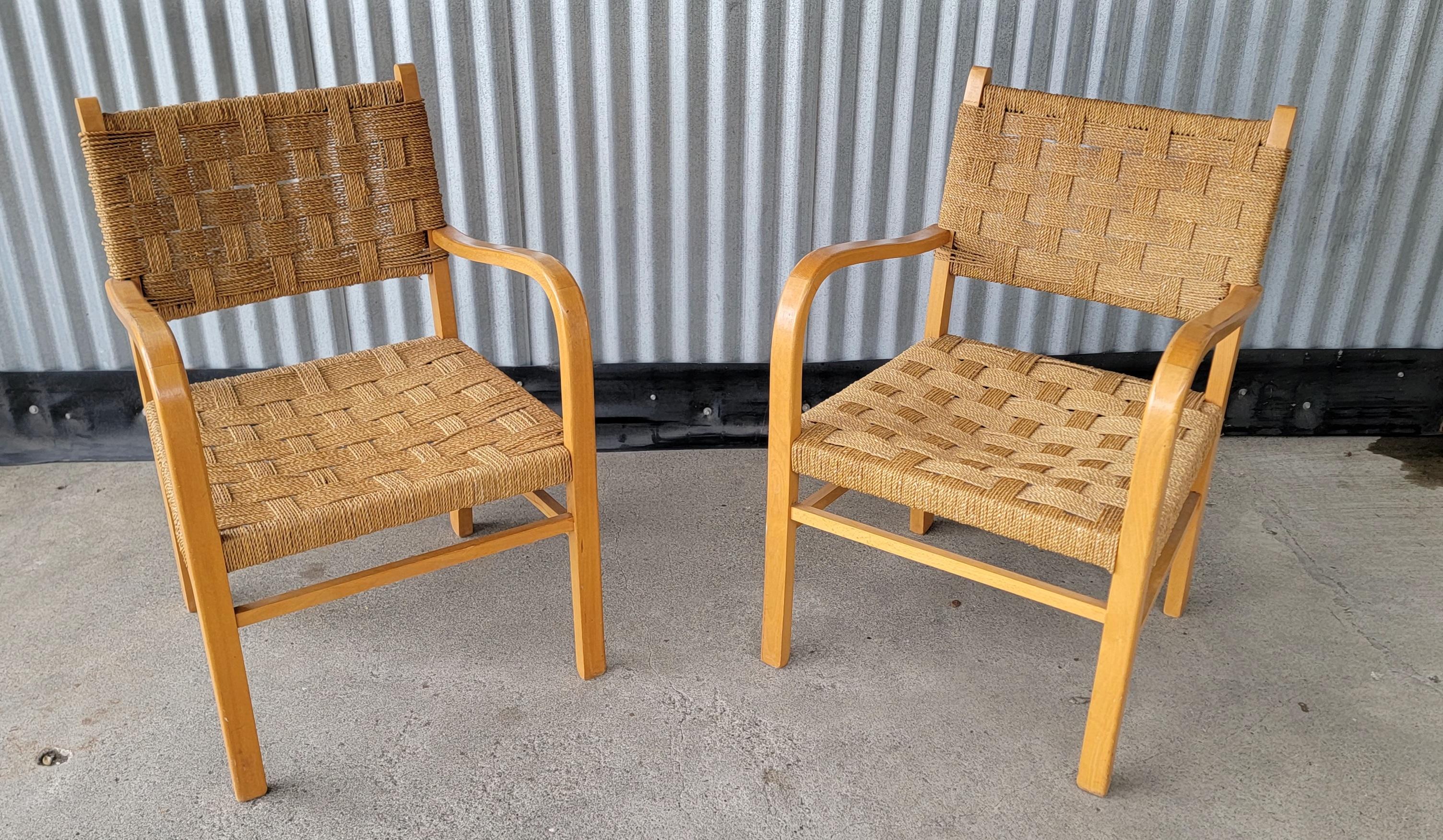 Erich Dieckmann Attrib. Bauhaus Lounge Chairs 1