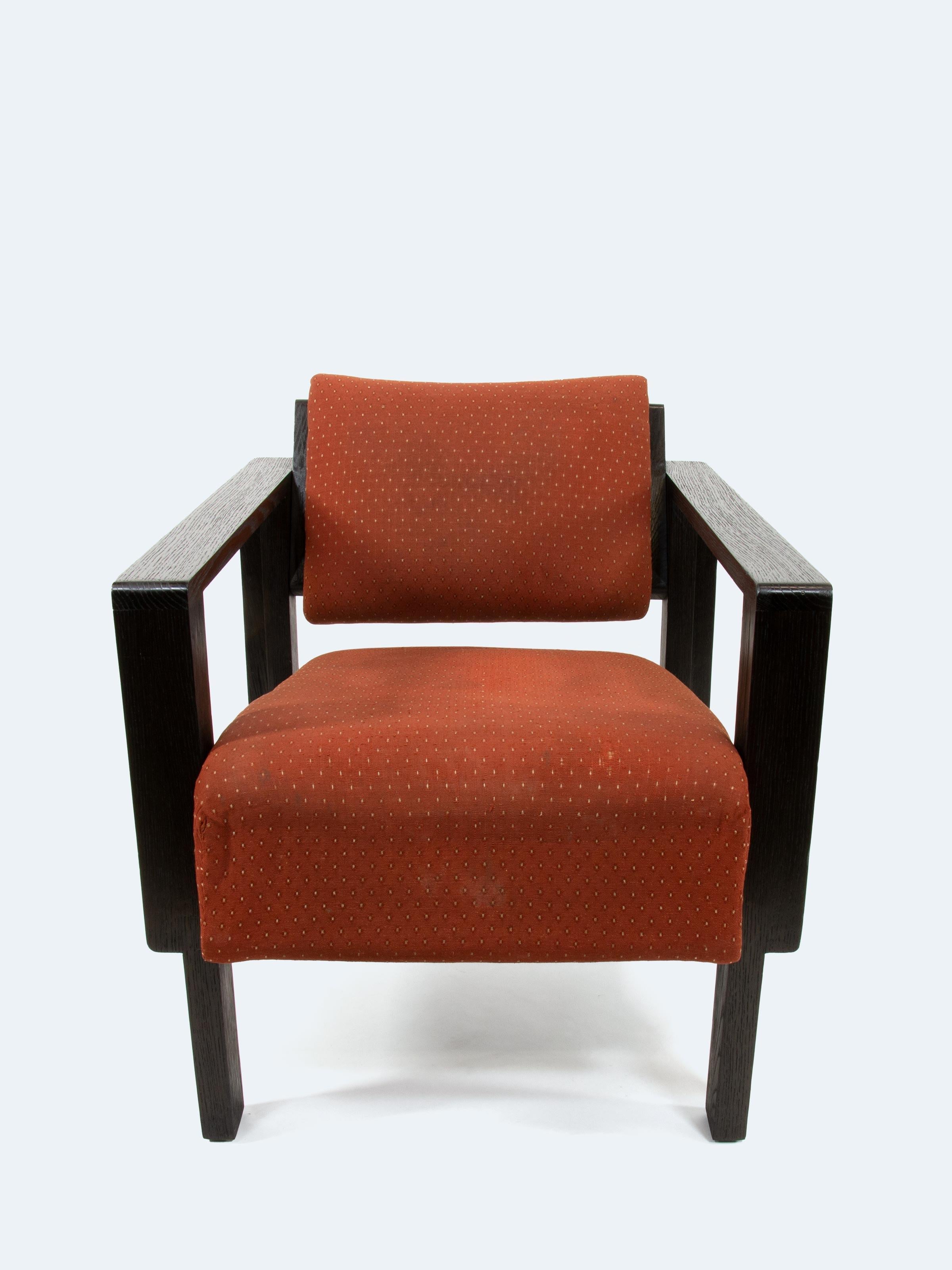 Bauhaus Fauteuil club Erich Dieckmann restauré à la manière muséale de 1926/1927 en vente