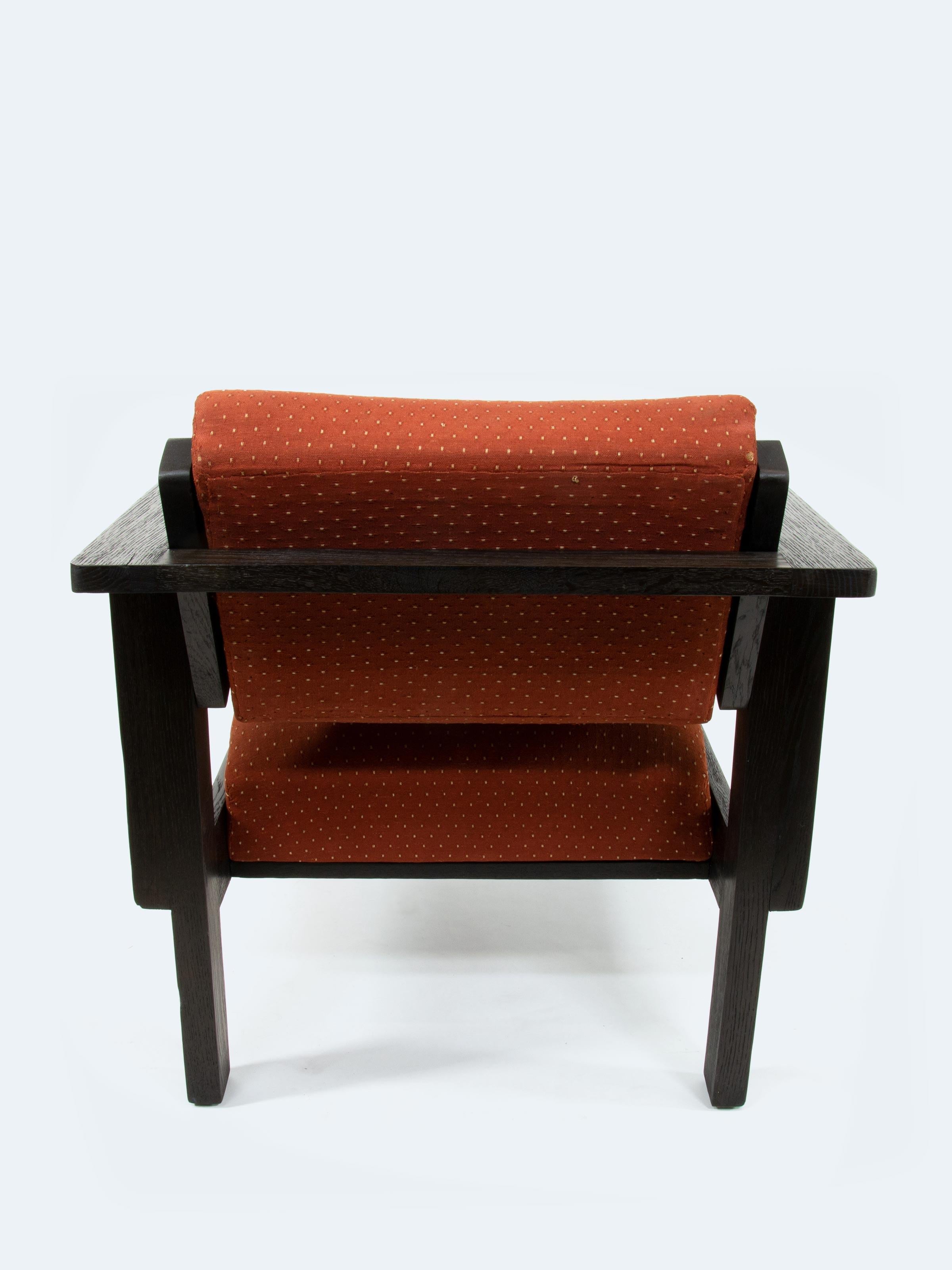 Fauteuil club Erich Dieckmann restauré à la manière muséale de 1926/1927 Bon état - En vente à Reichenschwand, DE
