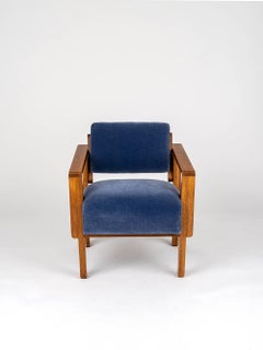 Erich Dieckmann Modernist Oak Armchair
