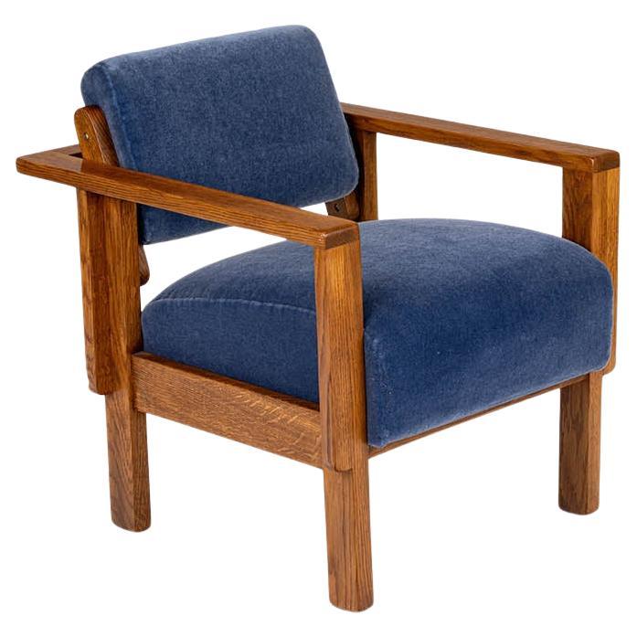 Erich Dieckmann Modernist Oak Armchair
