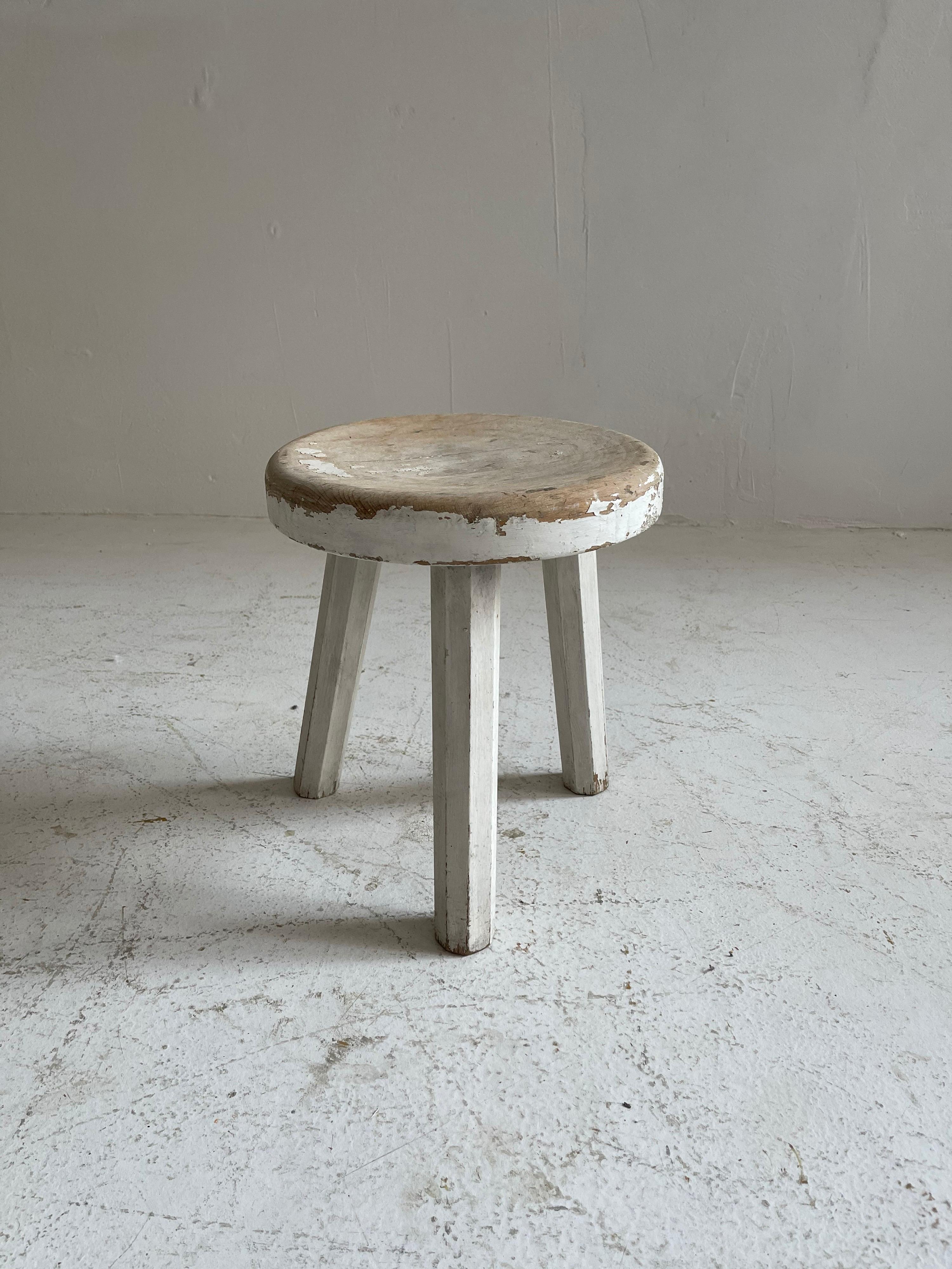 Erich Dieckmann Original Paint Attributed Bauhaus Stool, Germany, 1930 For Sale 5