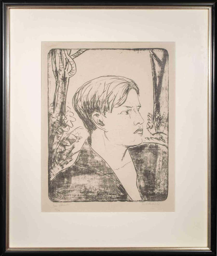 Ben Alexander - Etching by Erich Heckel - 1927