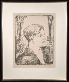 Ben Alexander - Aguafuerte de Erich Heckel - 1927