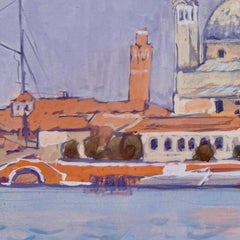 Erich Hermès (1881-1971) La basilique Santa Maria della Salute, Venise