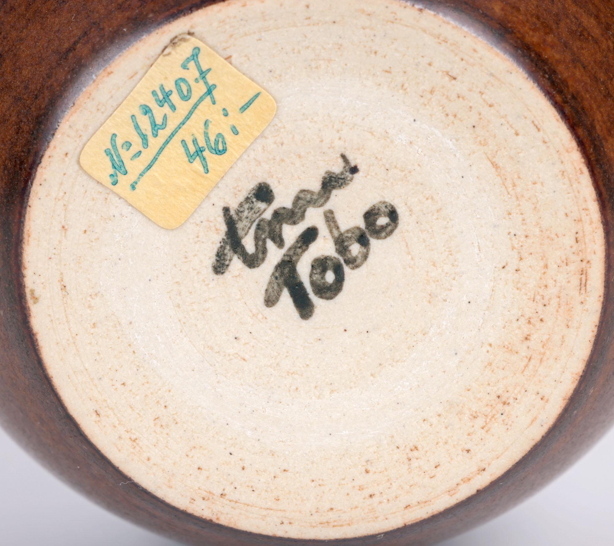 Vase Tobo Studio Pottery suédois Erich & Ingrid Triller en vente 6