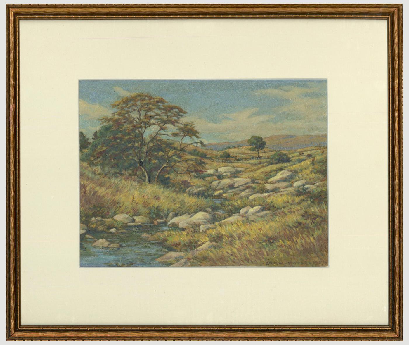 Erich Mayer (1876-1960) - 1937 Óleo, Paisaje sudafricano 2