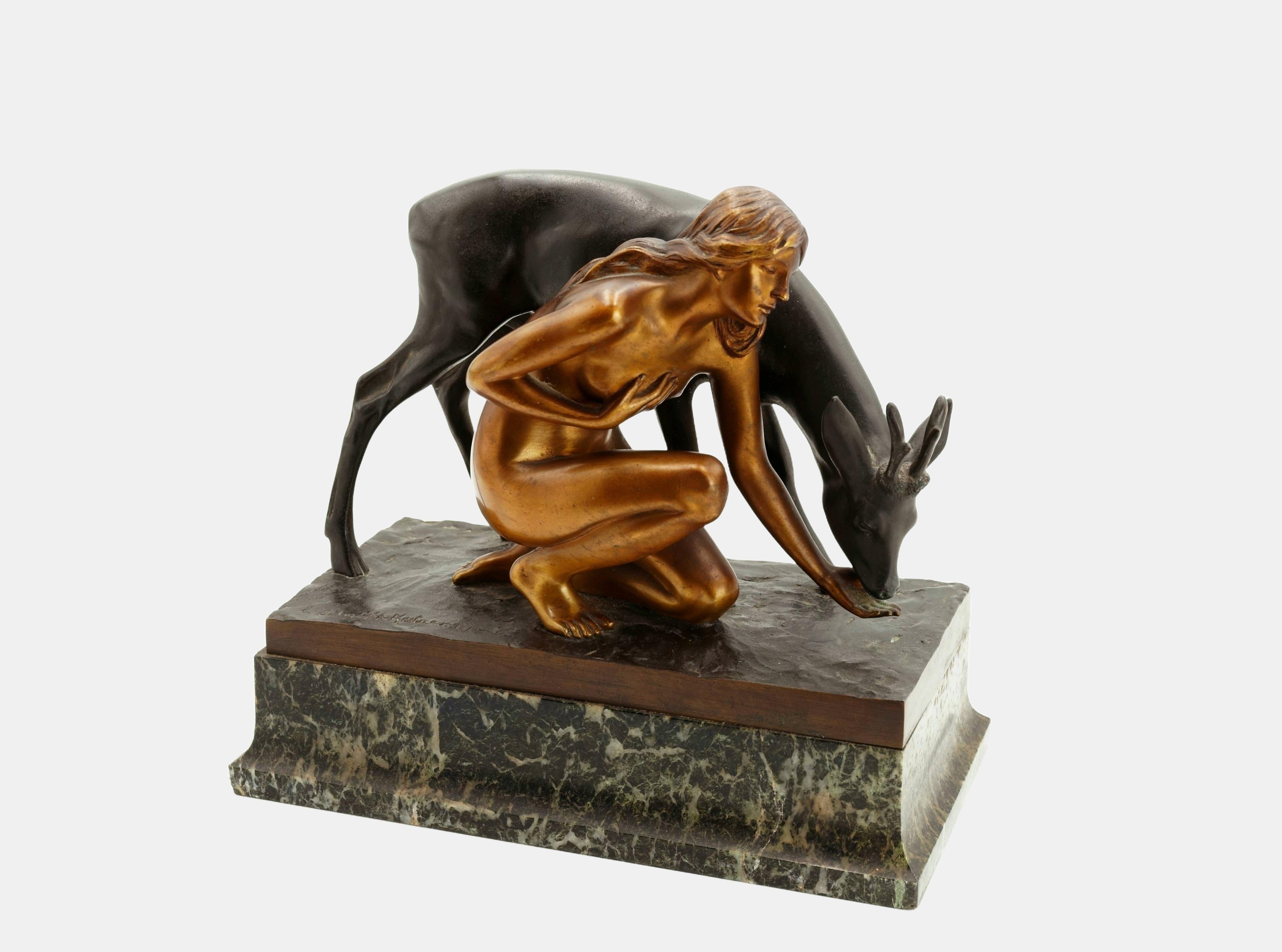 La alimentación / - Gracia natural - - Sculpture de Erich Schmidt-Kestner