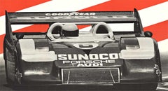 Original Porsche Wins Road America Can-Am vintage factory poster