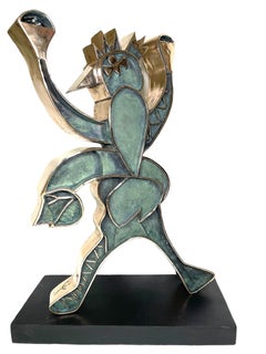 "Le Boxeur," 69 cm, bronze sculpture, signed, limited edition of 12
