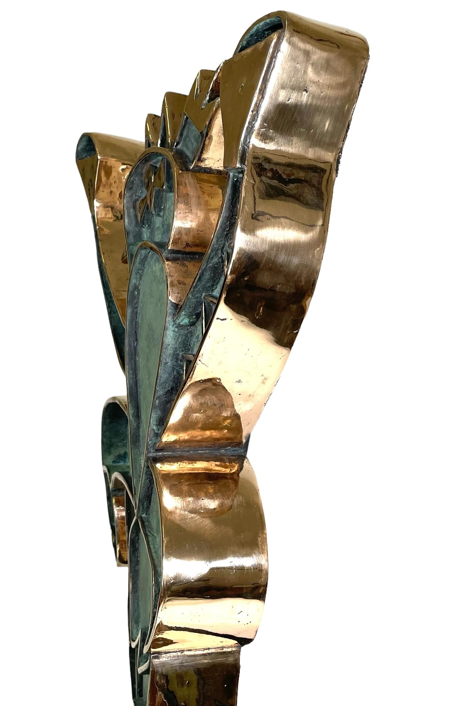 Numbered and limited to 12 copies ( 8 + 4 )
Artwork signed
Authenticity: Sold with certificate of Authenticity from the gallery
Invoice from the gallery
Sculpture: bronze, metal, bronze patina

Display: The sculpture can't be displayed outdoors