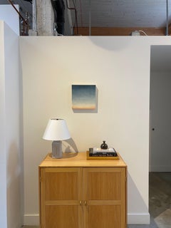 August Licht: Abstrakte Malerei, Öl auf Holz, 2010er Jahre, Neu, 12x12