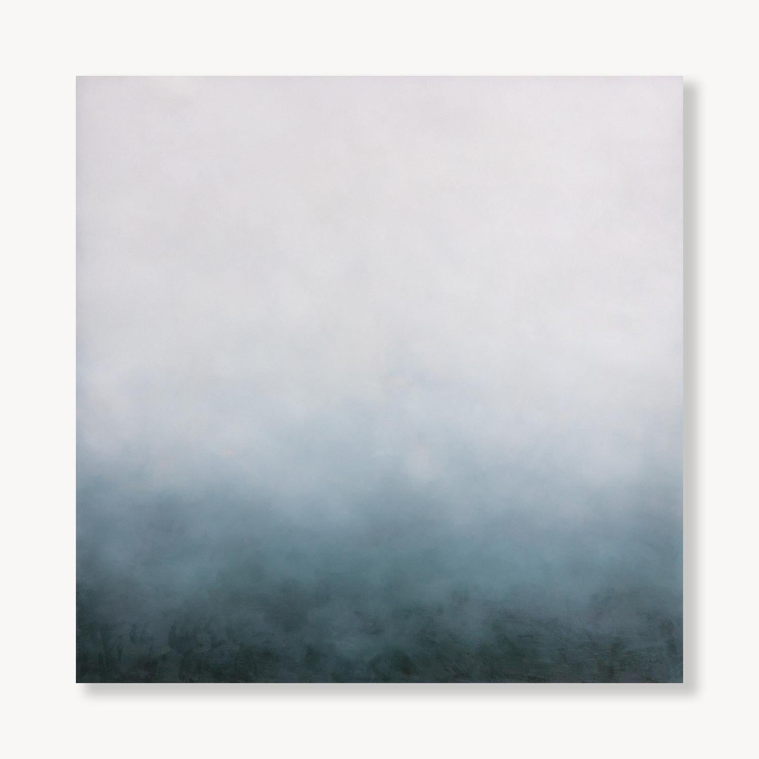 Offshore: Abstract Painting, Oil on Wood, 2010s, New, 36x36