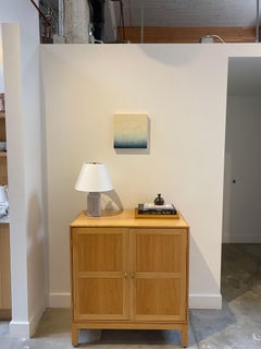 Rosa Mond: Abstrakte Malerei, Öl auf Holz, 2010er Jahre, Neu, 12x12