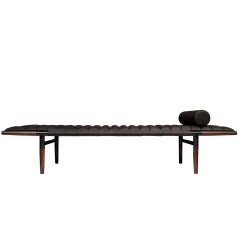 Erickson Aesthetics Rosewood Daybed in Horween Leather