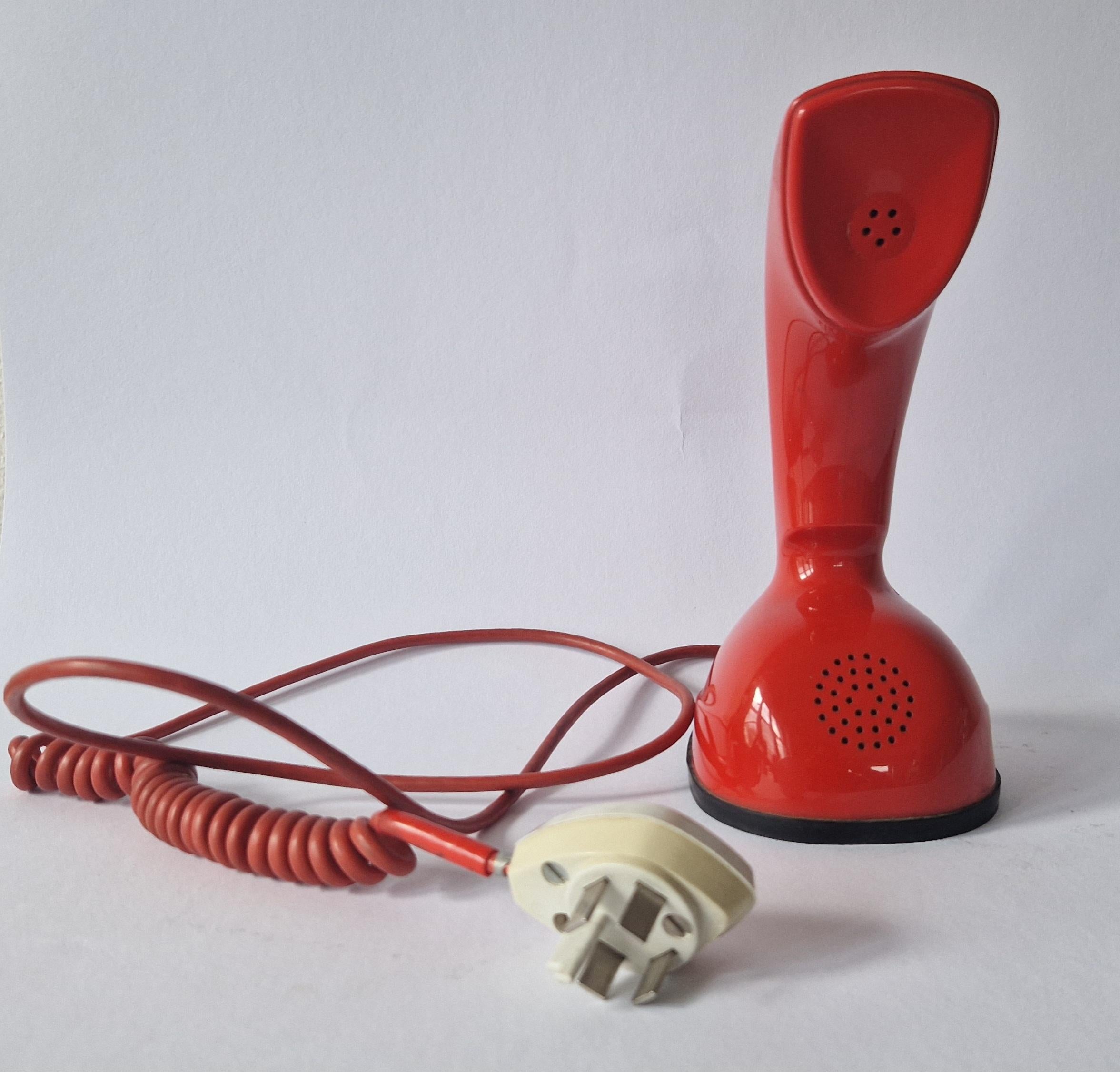 Mid-Century Modern Ericofon Midcentury Plastic Cobra Telephone, L.M Ericsson, Sweden 1960s For Sale