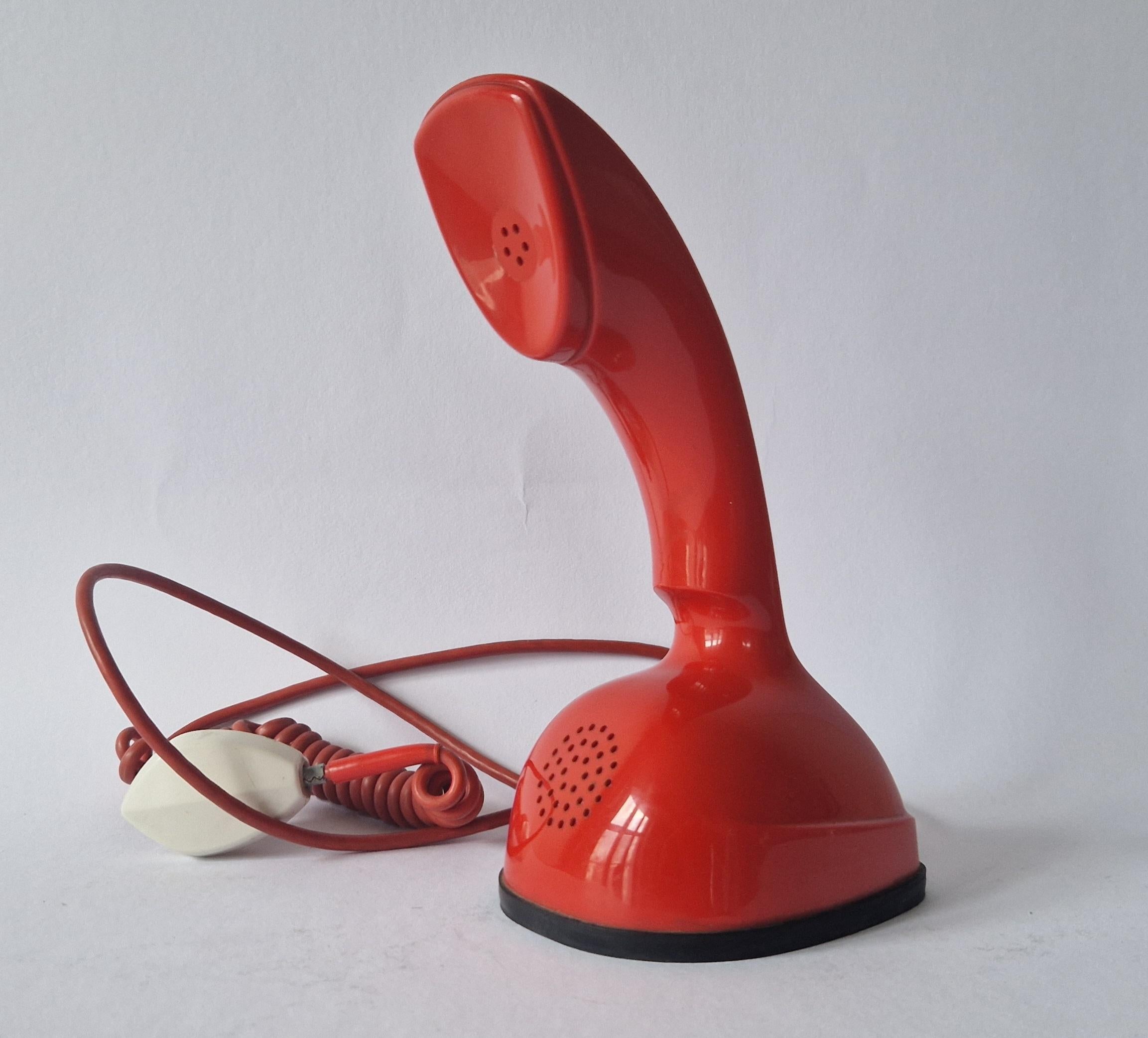 Mid-20th Century Ericofon Midcentury Plastic Cobra Telephone, L.M Ericsson, Sweden 1960s For Sale