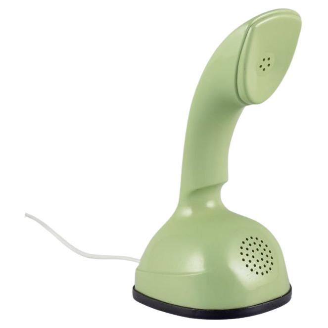 Ericsson Cobra/Ericofon, téléphone analogique en plastique vert clair, années 1960