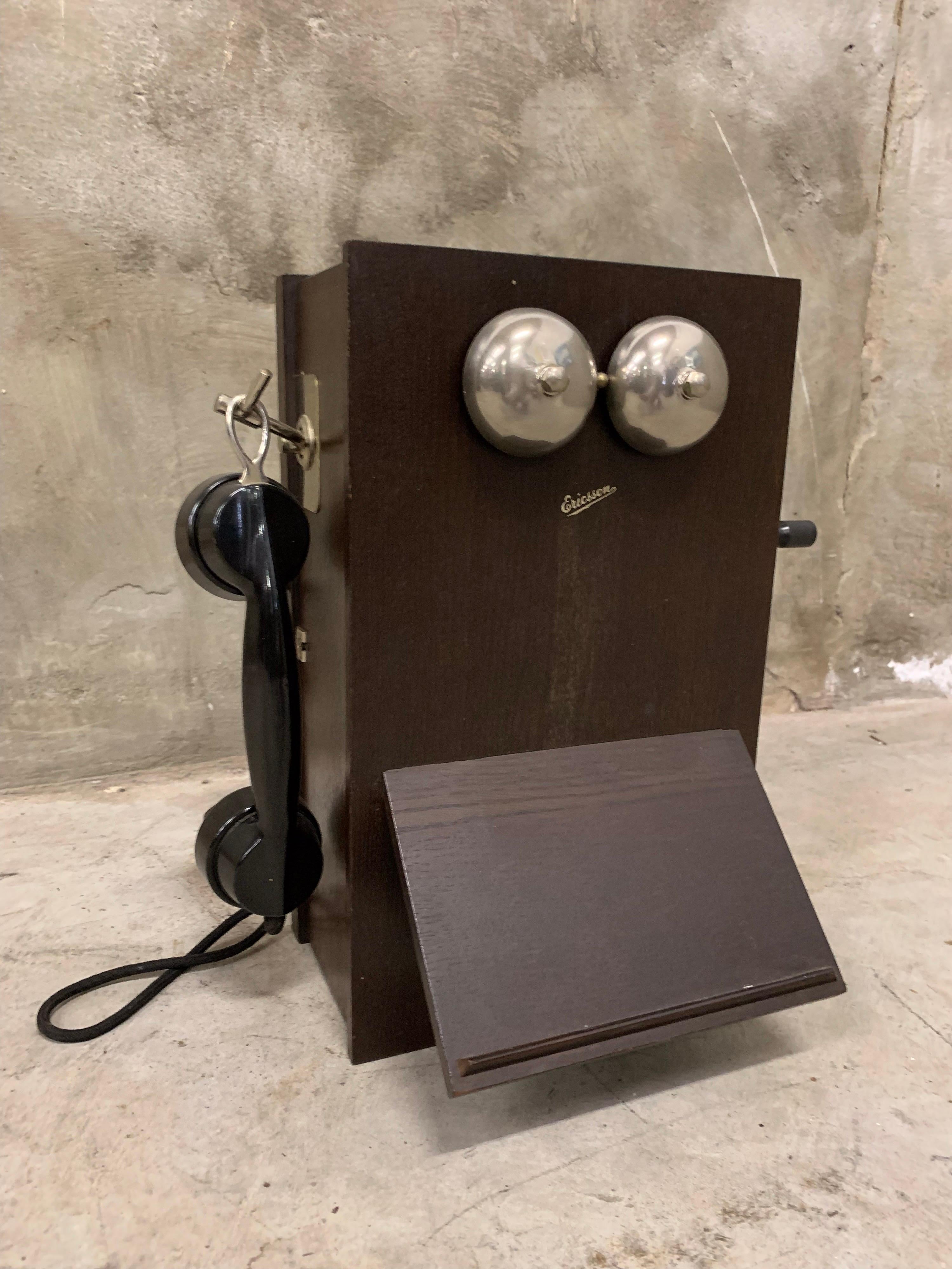 Other Ericsson Wall Phone from 1937, Full Oak