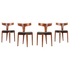 Erik Andersen and Palle Pedersen Dining Chairs for Randers Møbelfabrik