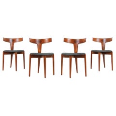 Erik Andersen and Palle Pedersen Dining Chairs for Randers Møbelfabrik