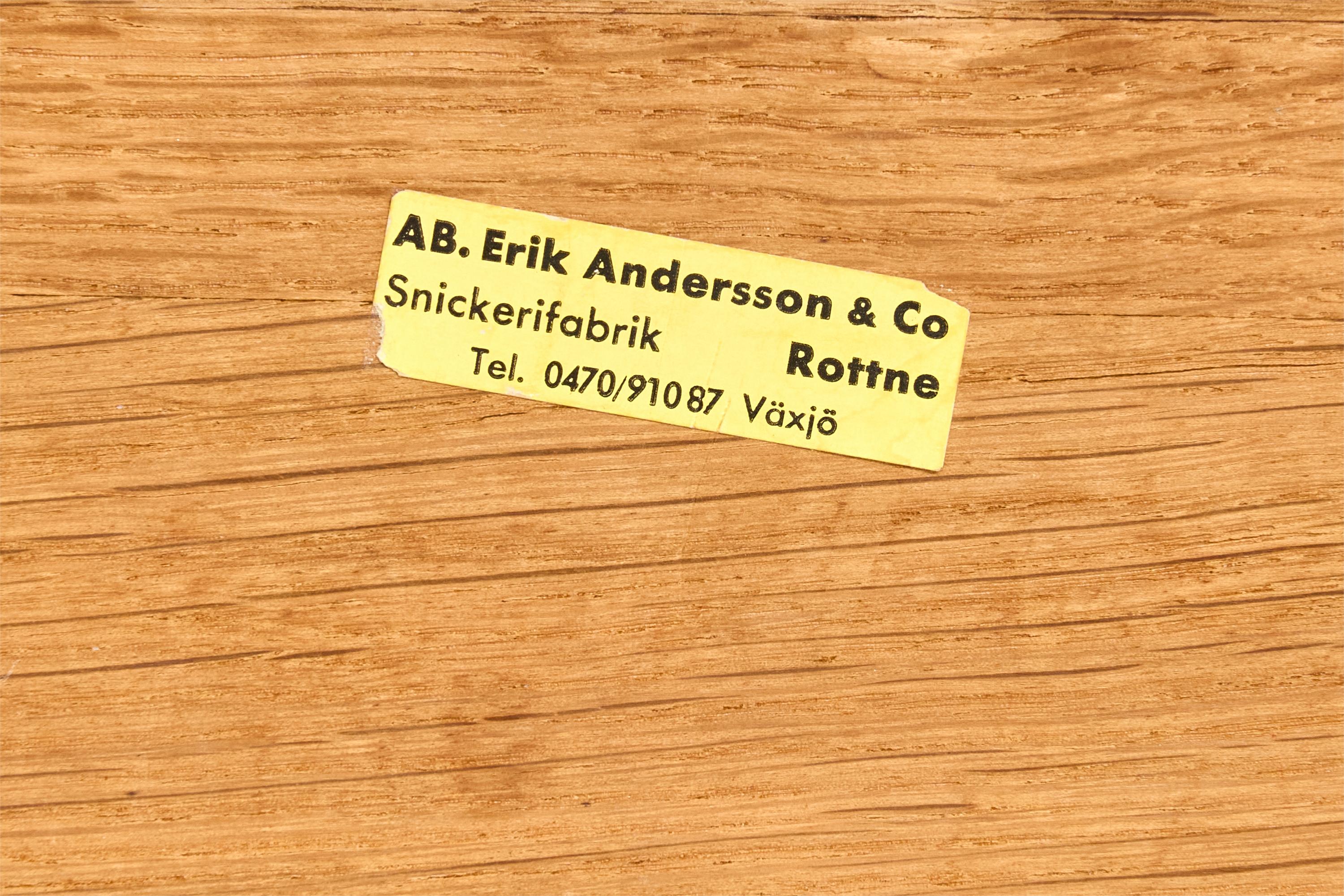 Erik Andersson & Co., Nightstands, Teak, Sweden, 1960s For Sale 9