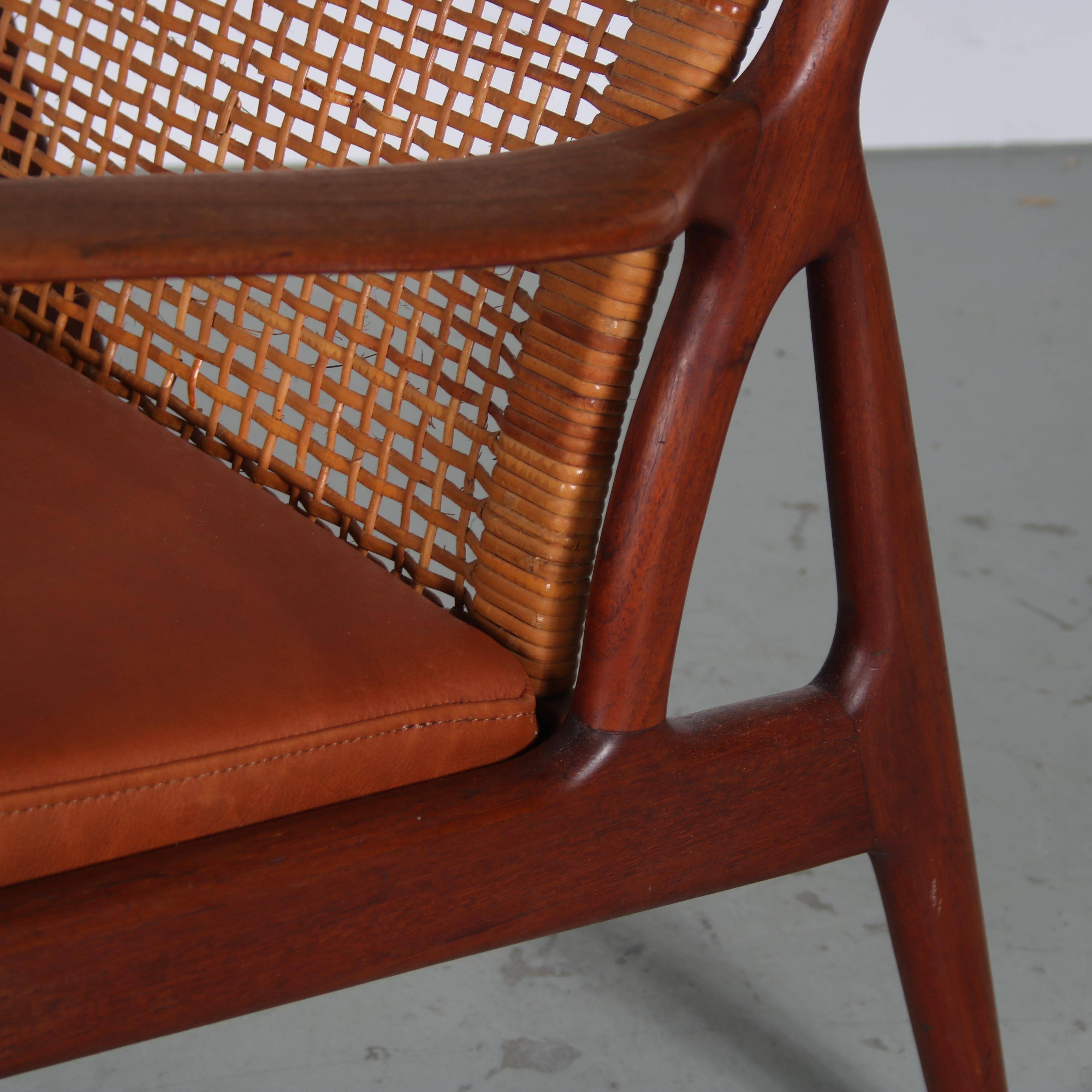 Erik Andsersen Lounge Chair for Palle Pedersen, Denmark 1950 5