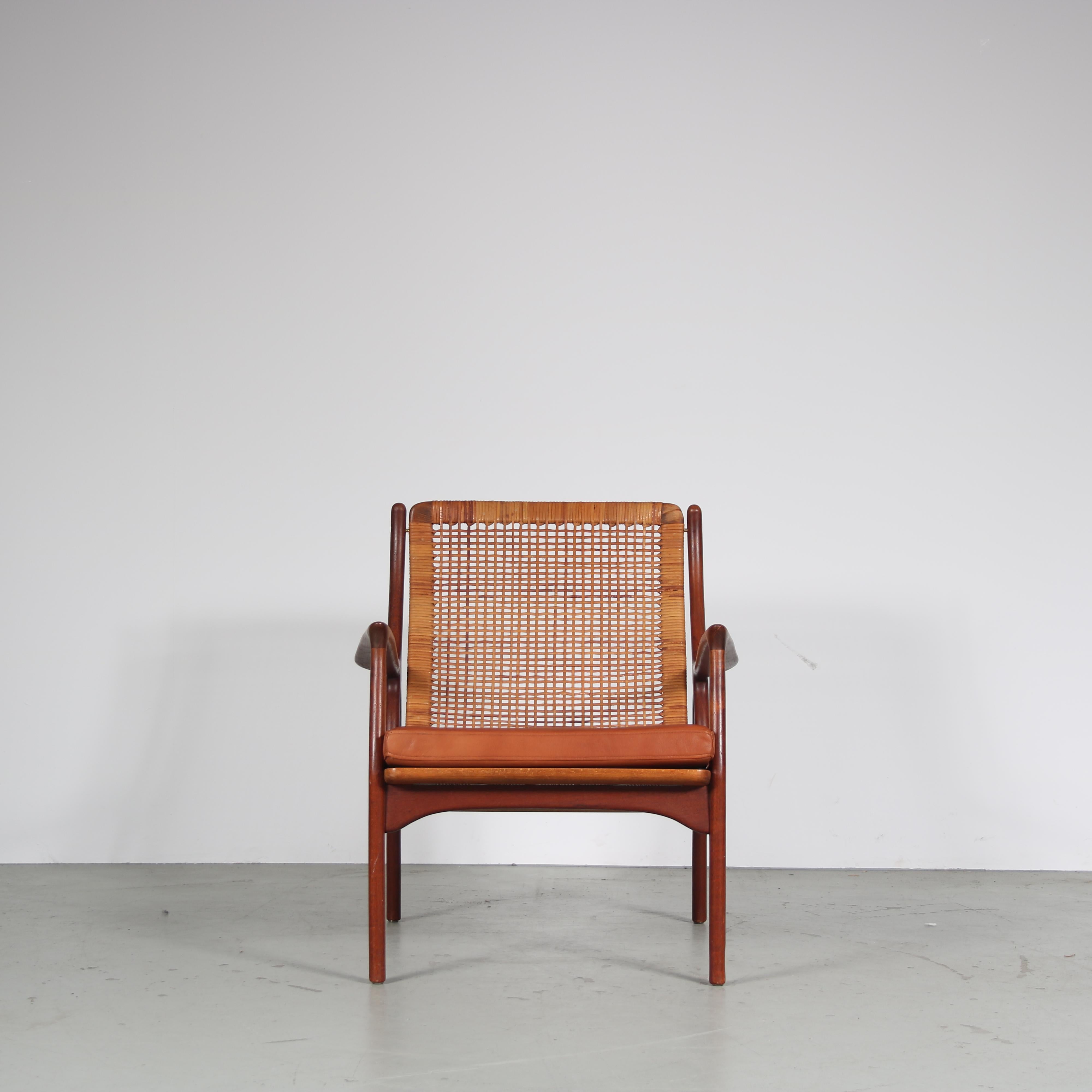 Erik Andsersen Lounge Chair for Palle Pedersen, Denmark 1950 2