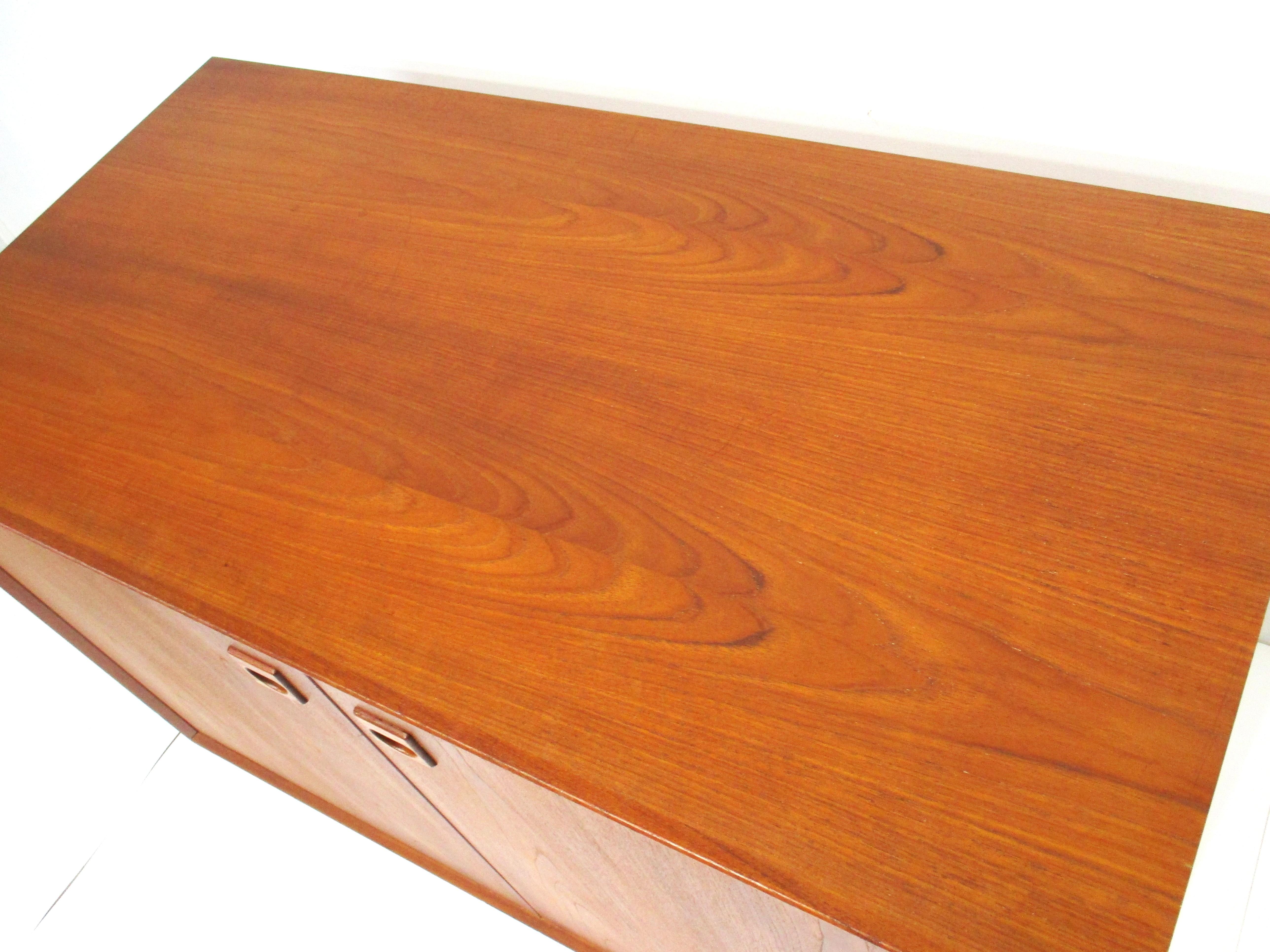 Erik Brouer 2pc. Teak Cabinet Chest for Brouer Mobelfabrik Denmark ( B ) 6