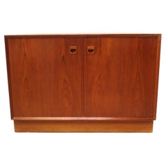 Erik Brouer 2pc. Teak Cabinet Chest for Brouer Mobelfabrik Denmark ( B )