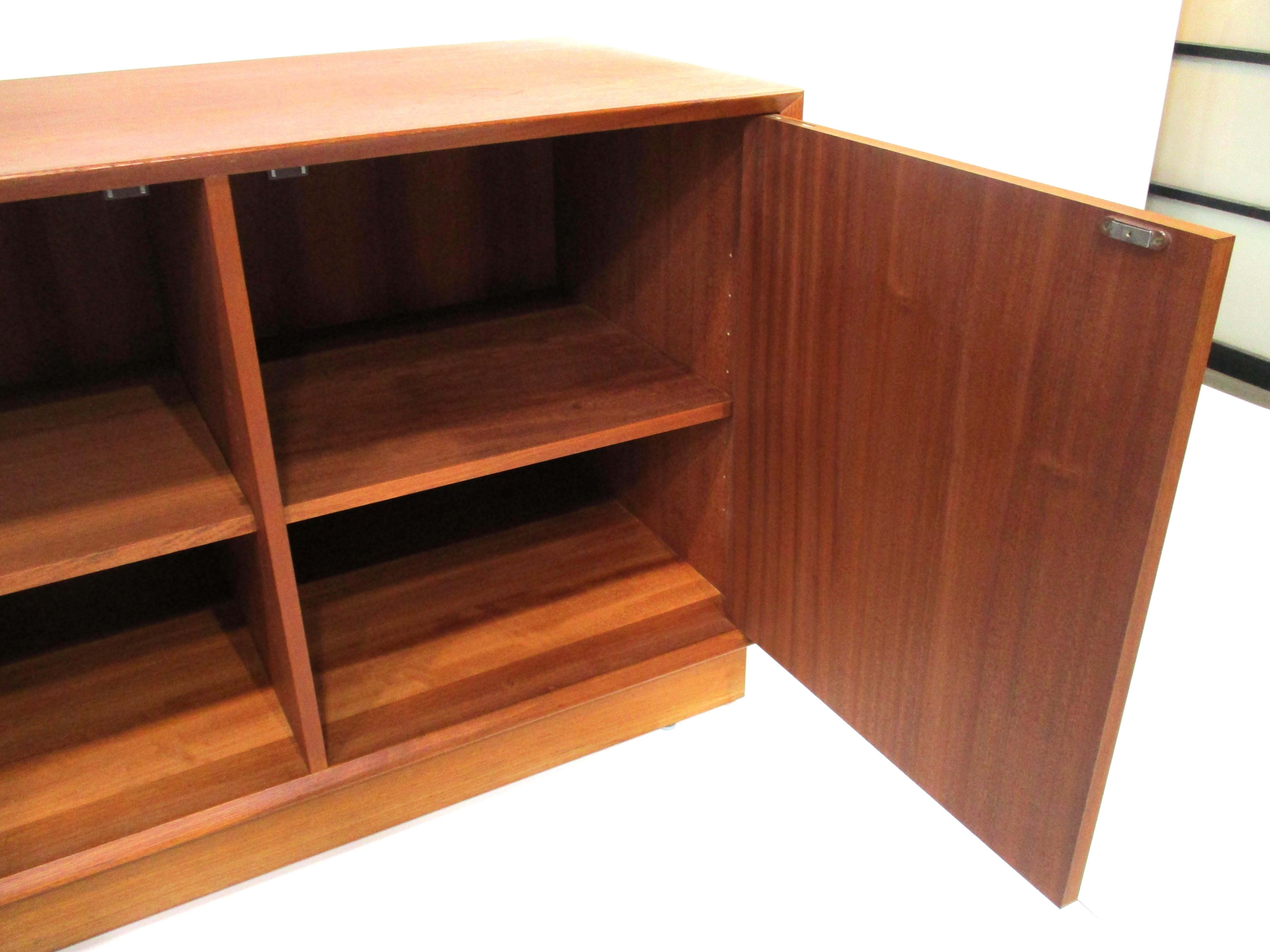 Erik Brouer 2pc. Teak Cabinet Chest for Brouer Mobelfabrik Denmark ( B ) 3