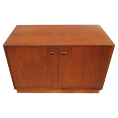 Erik Brouer 2pc. Teak Cabinet Chest for Brouer Mobelfabrik Denmark ( B )