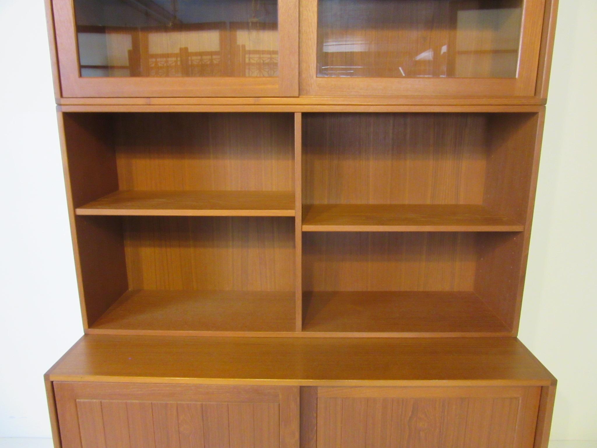 20th Century Erik Brouer Danish Teak Bookcase / Cabinet for Brouer Mobelfabrik