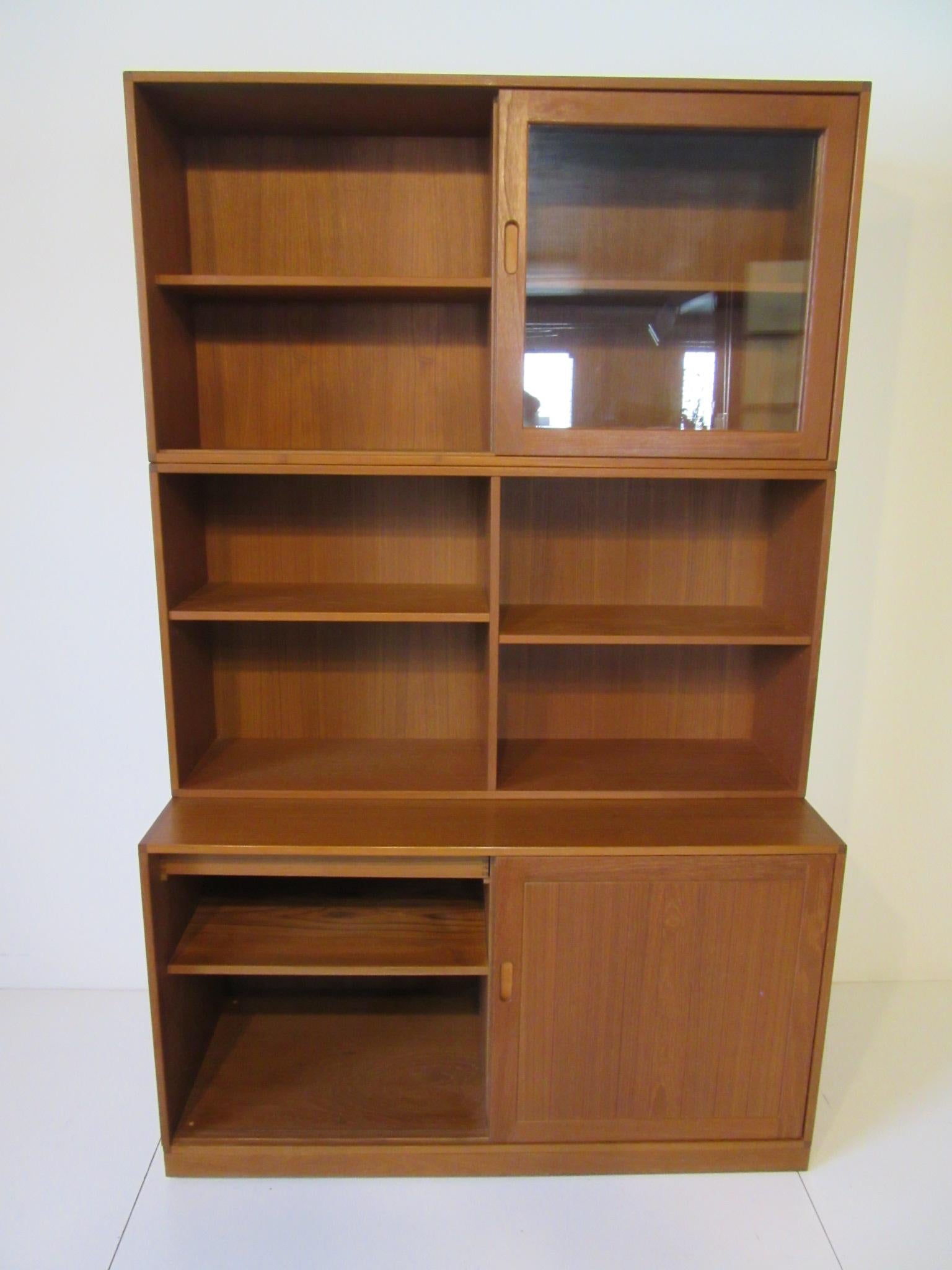 Erik Brouer Danish Teak Bookcase / Cabinet for Brouer Mobelfabrik 1
