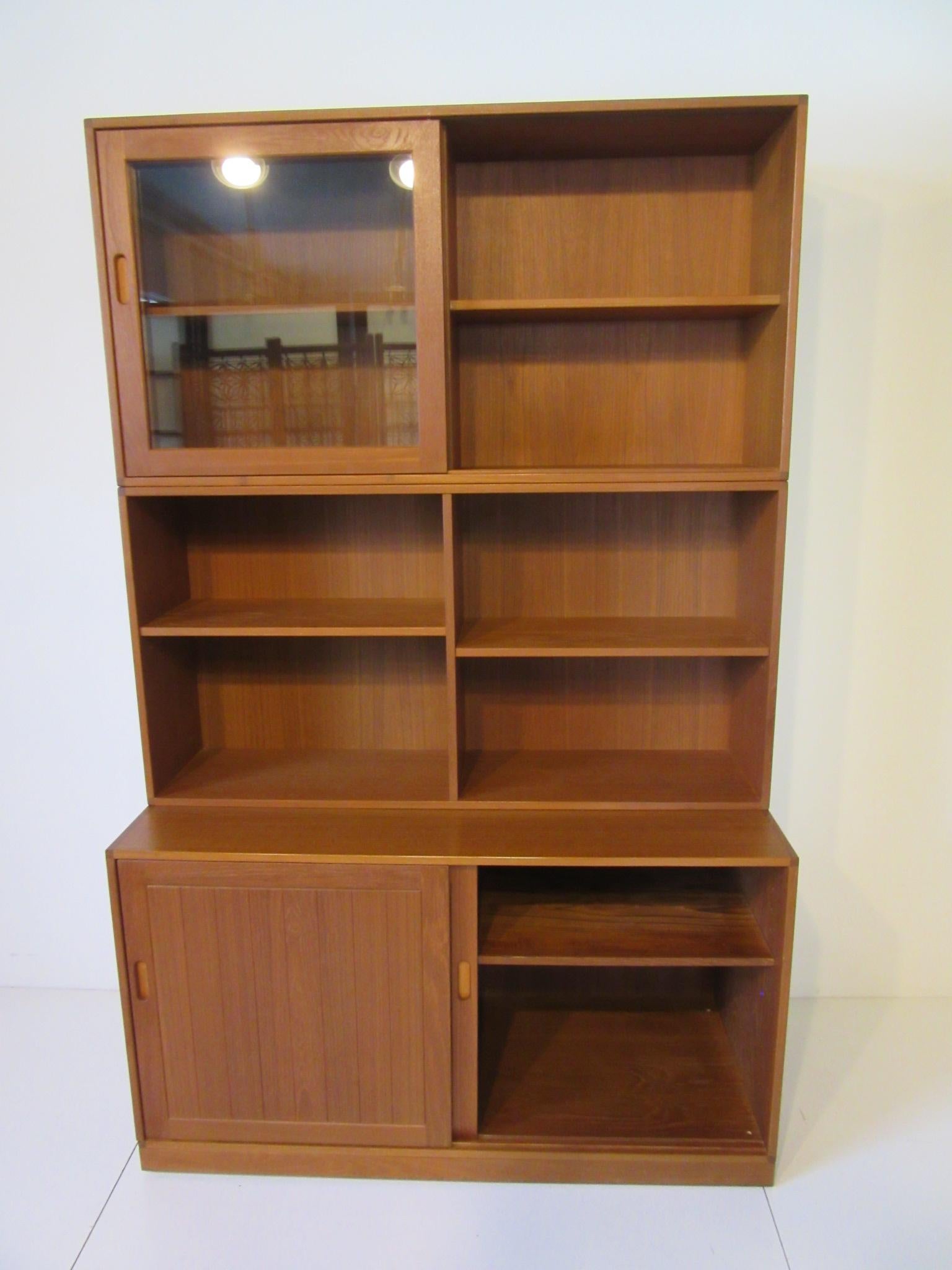 Erik Brouer Danish Teak Bookcase / Cabinet for Brouer Mobelfabrik 2