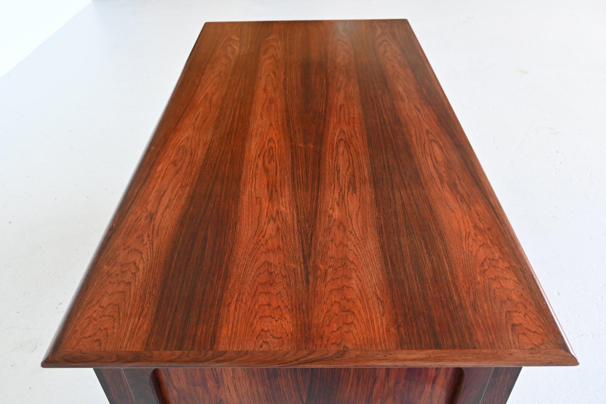 Erik Brouer Rosewood Desk Brouer Møbelfabrik, Denmark, 1960 5